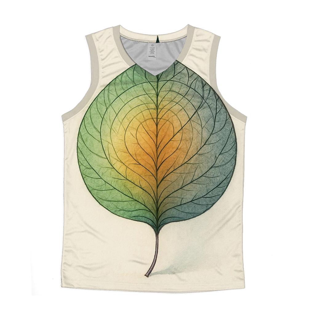 Circle Of Seasons Within One Leaf designer workout tanks