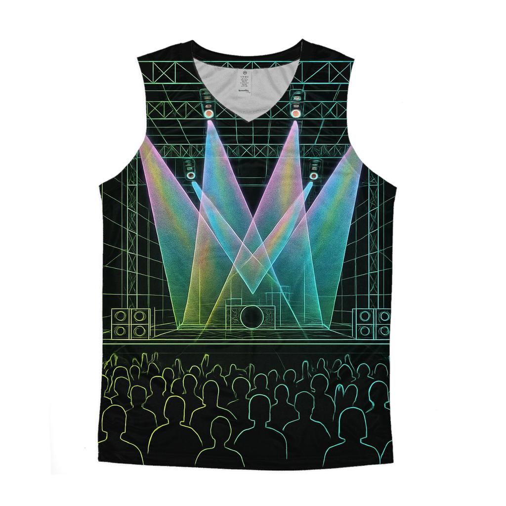 Concert Stage Wireframe designer workout tanks