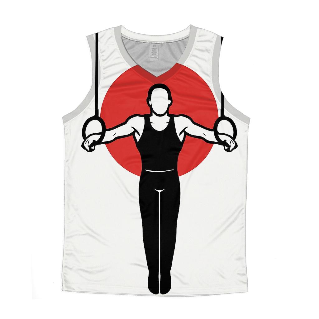 Ring Gymnastics Orbital Hold custom tank tops