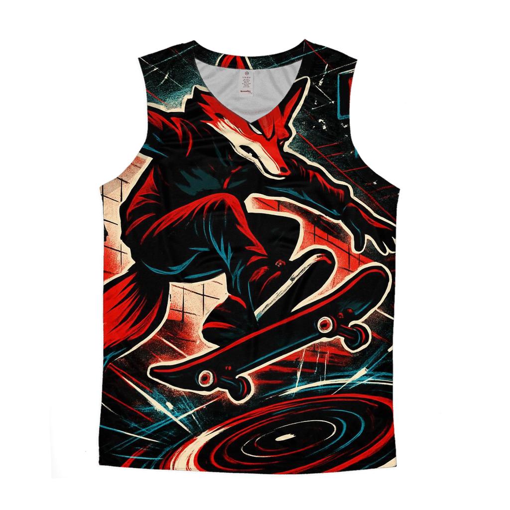 Subway Portal Skate Fox custom tank tops