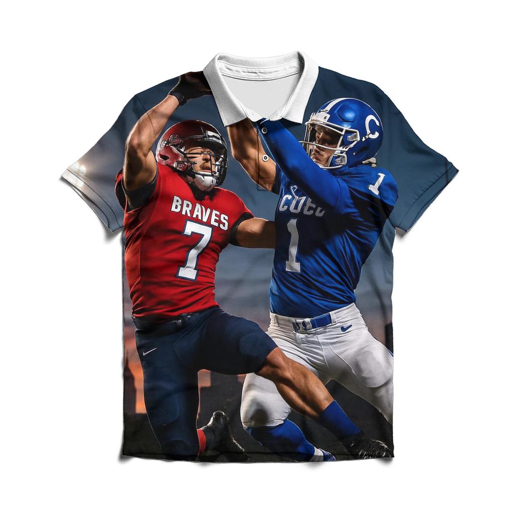 Skyline Scrimmage Braves Versus Cubs classic pique polos