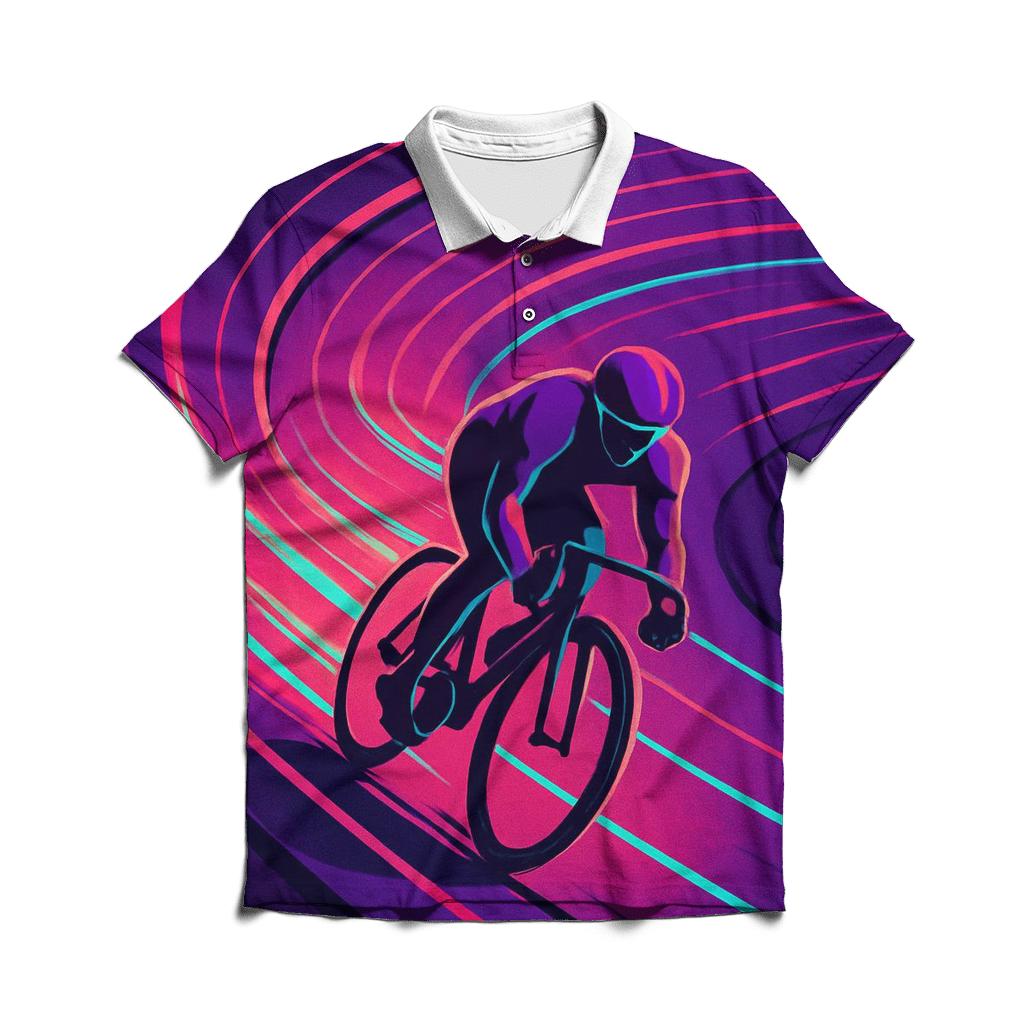 Neon Velodrome Photon Sprint embroidered polo tops