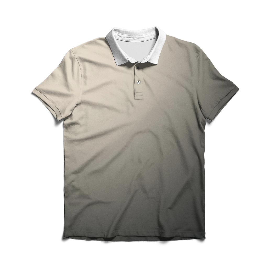 Ivory Shadow Gradient Field casual sports polo shirts