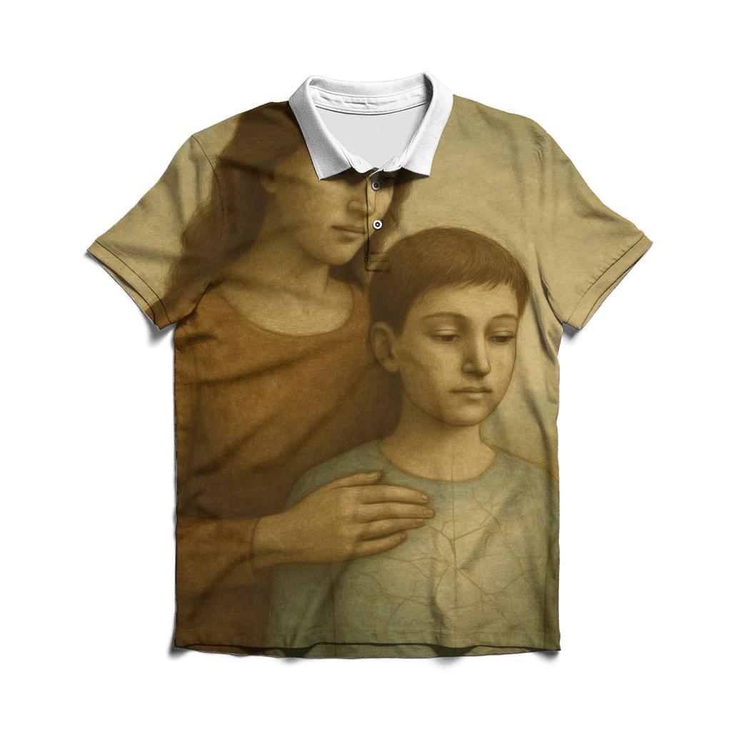 The Map She Drew In My Chest custom polo shirts