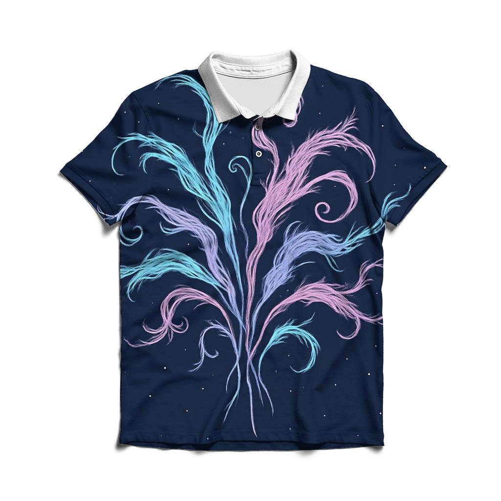 Nebula Filament Bouquet designer slim fit polos