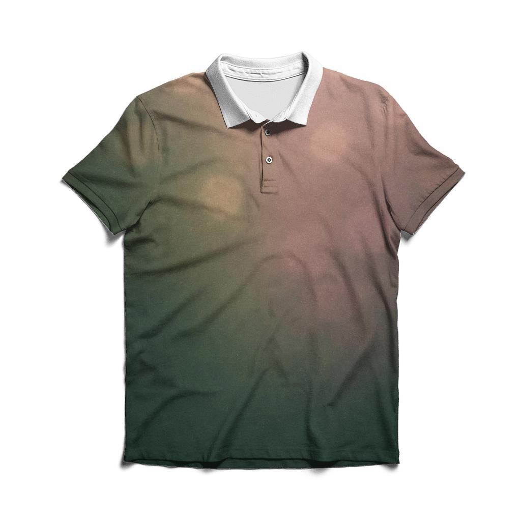 Garden Dusk Ombre stylish collar polo tees