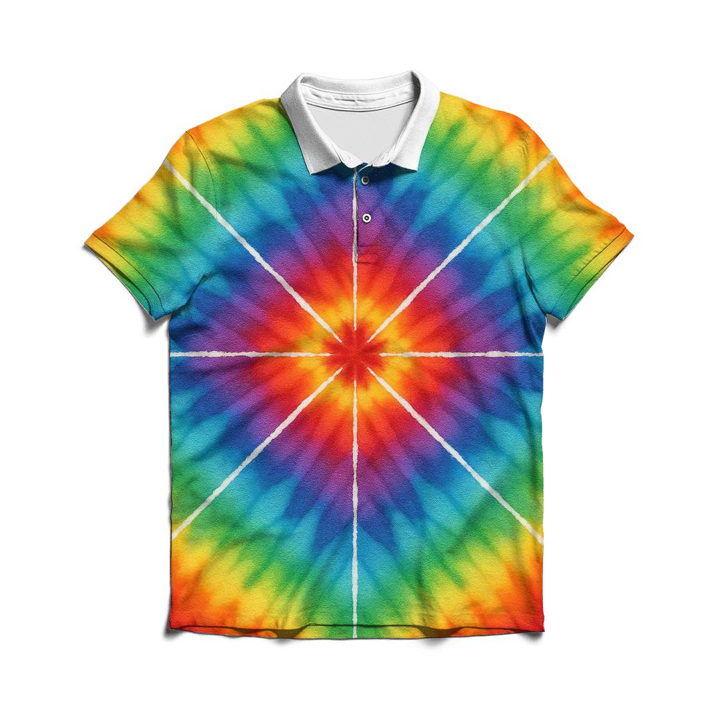 Galaxy Kaleidoscope Fold Mirror personalized polo shirts