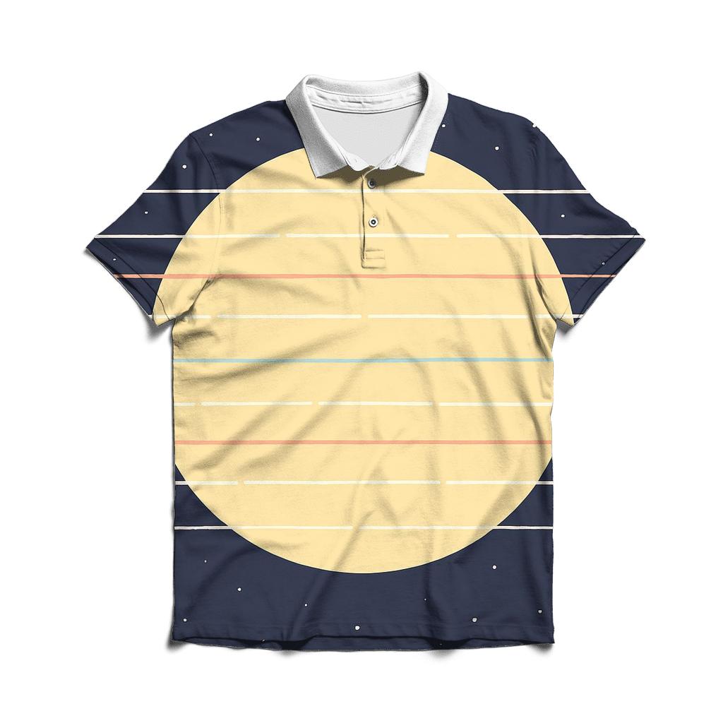Transit Chord Diagram custom polo shirts
