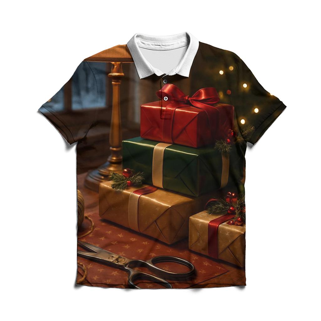 Gift Wrap Table With Ribbon Curls premium cotton polo shirts