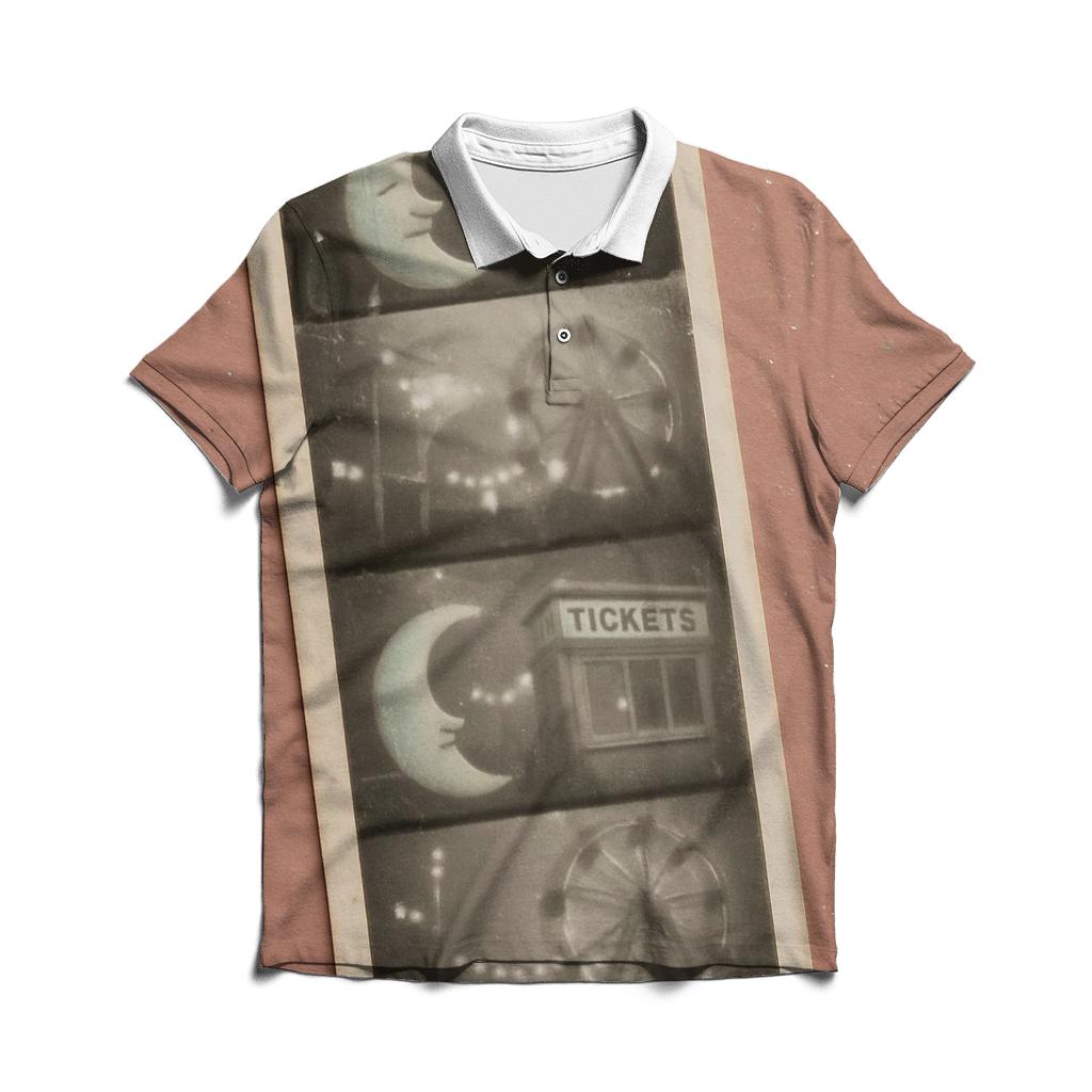 Worn Photo Booth Strip Lunar Carnival embroidered polo tops