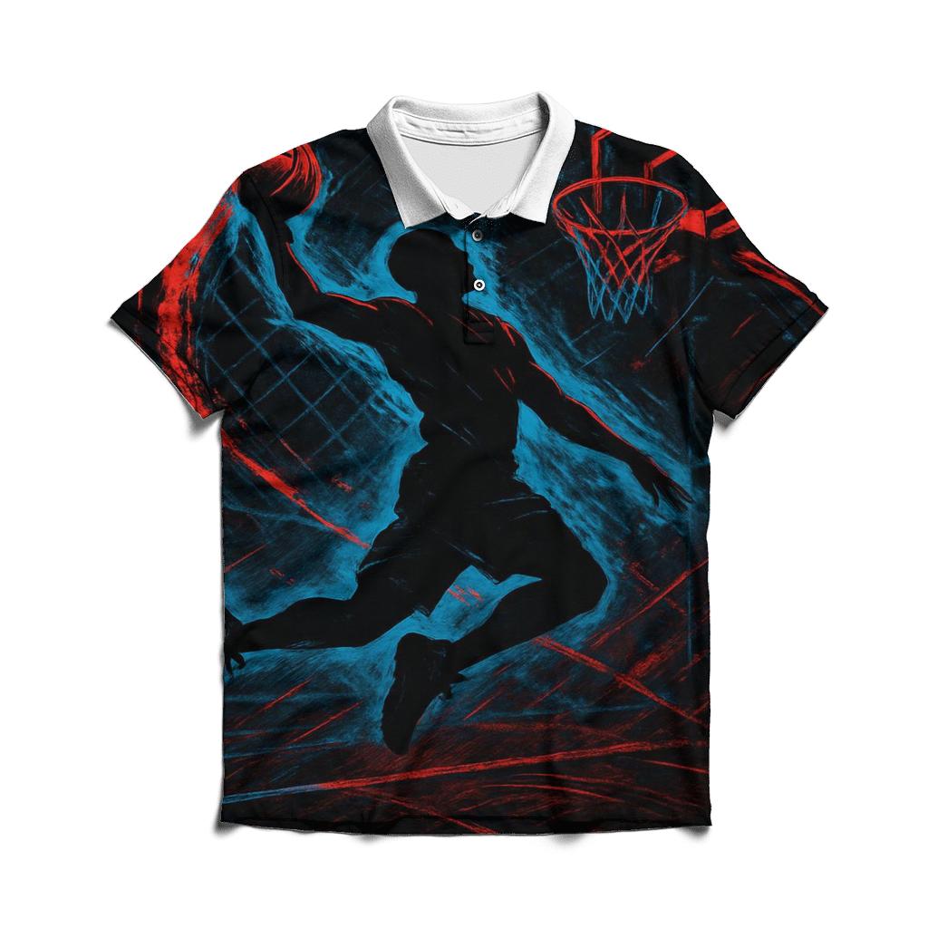 Street Basketball Meteor Dunk personalized polo shirts