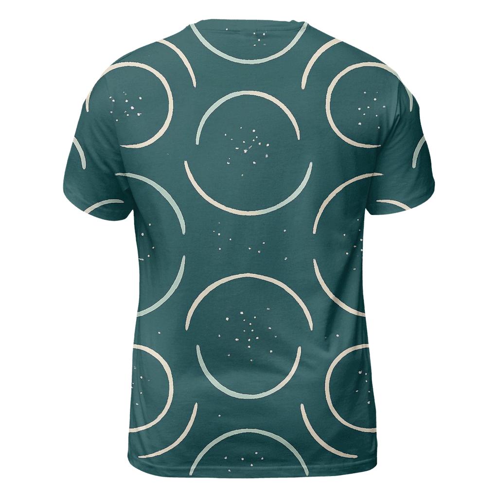Gravitational Lens Arc Atlas vibrant all-over design tees