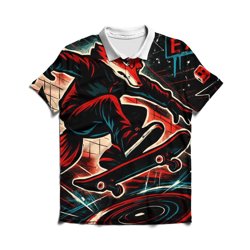 Subway Portal Skate Fox personalized polo shirts