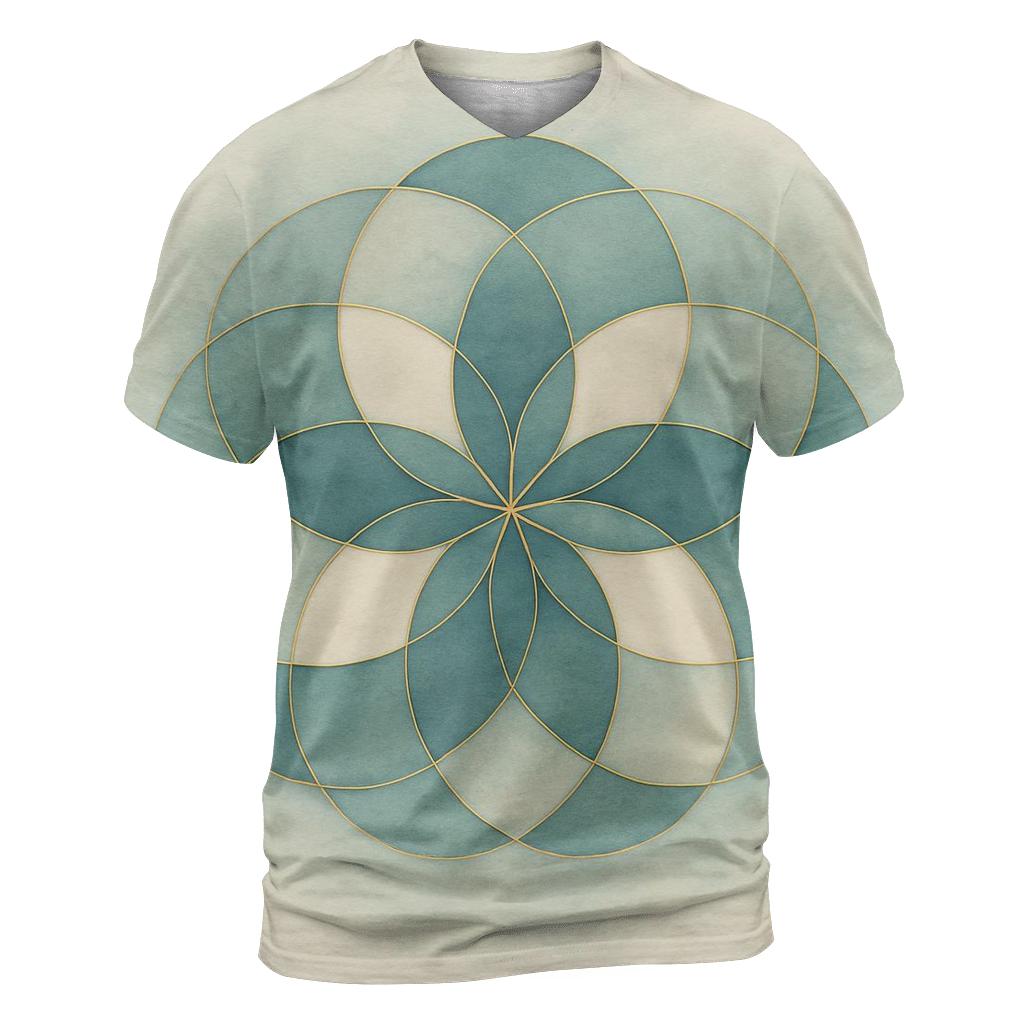 Quiet Geometry Of Breath unique graphic print tees
