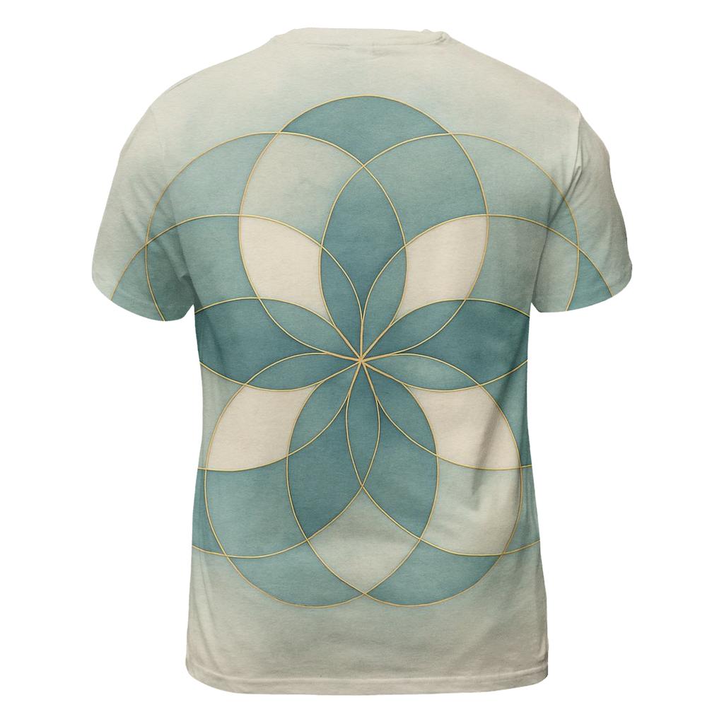 Quiet Geometry Of Breath unique graphic print tees