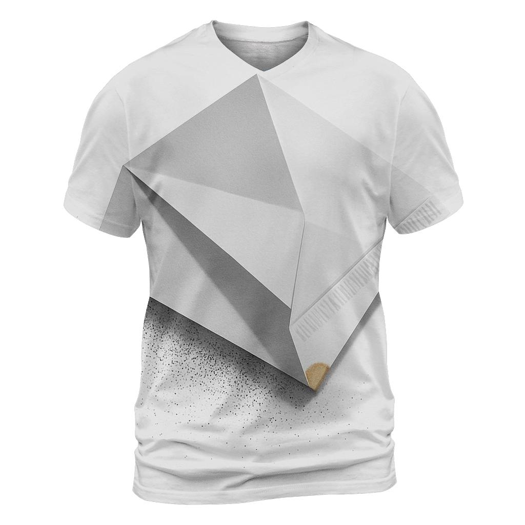Filter Fold Geometry unique graphic print tees