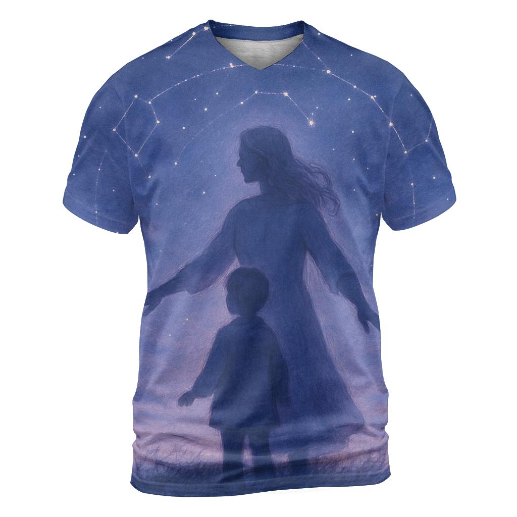 The Mother Who Holds The Sky In Place unique graphic print tees