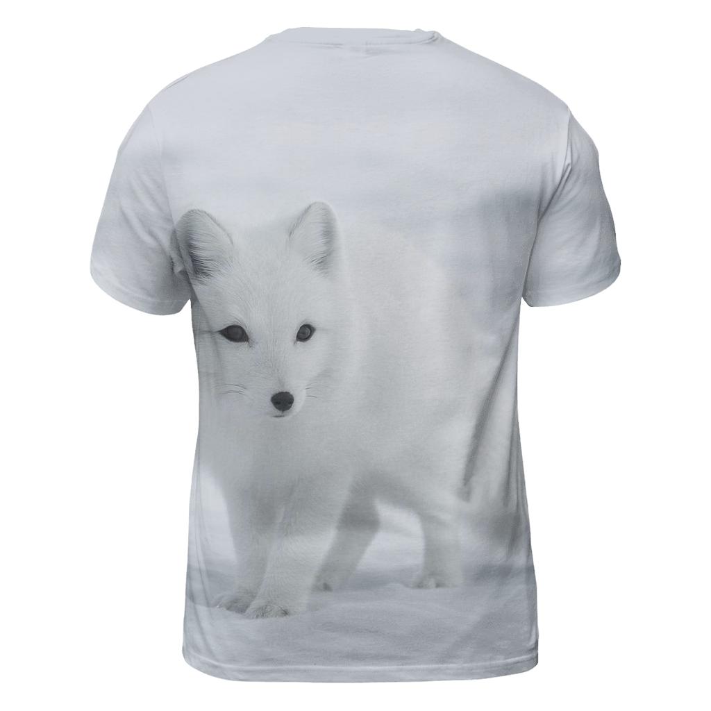 Tundra Stillness Arctic Fox personalized full print shirts