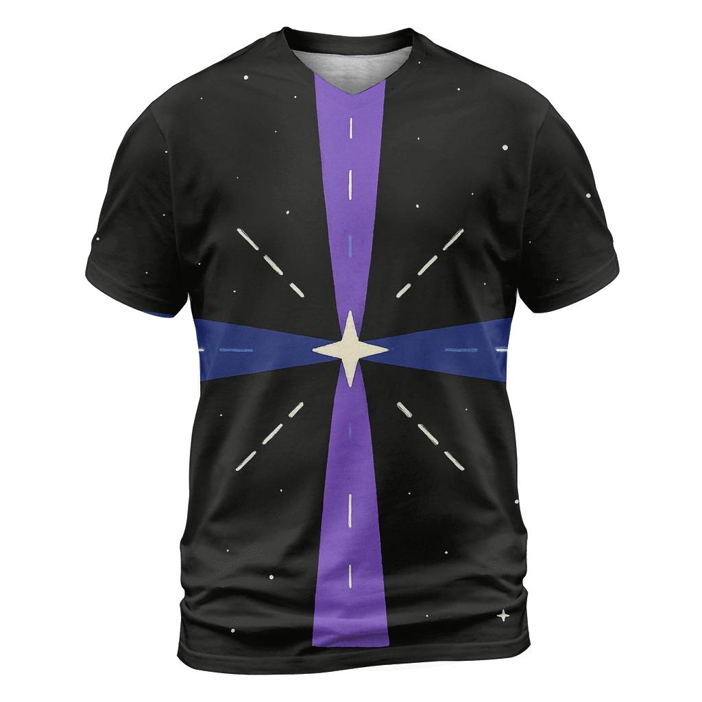 Pulsar Beam Crosshatch designer pattern shirts