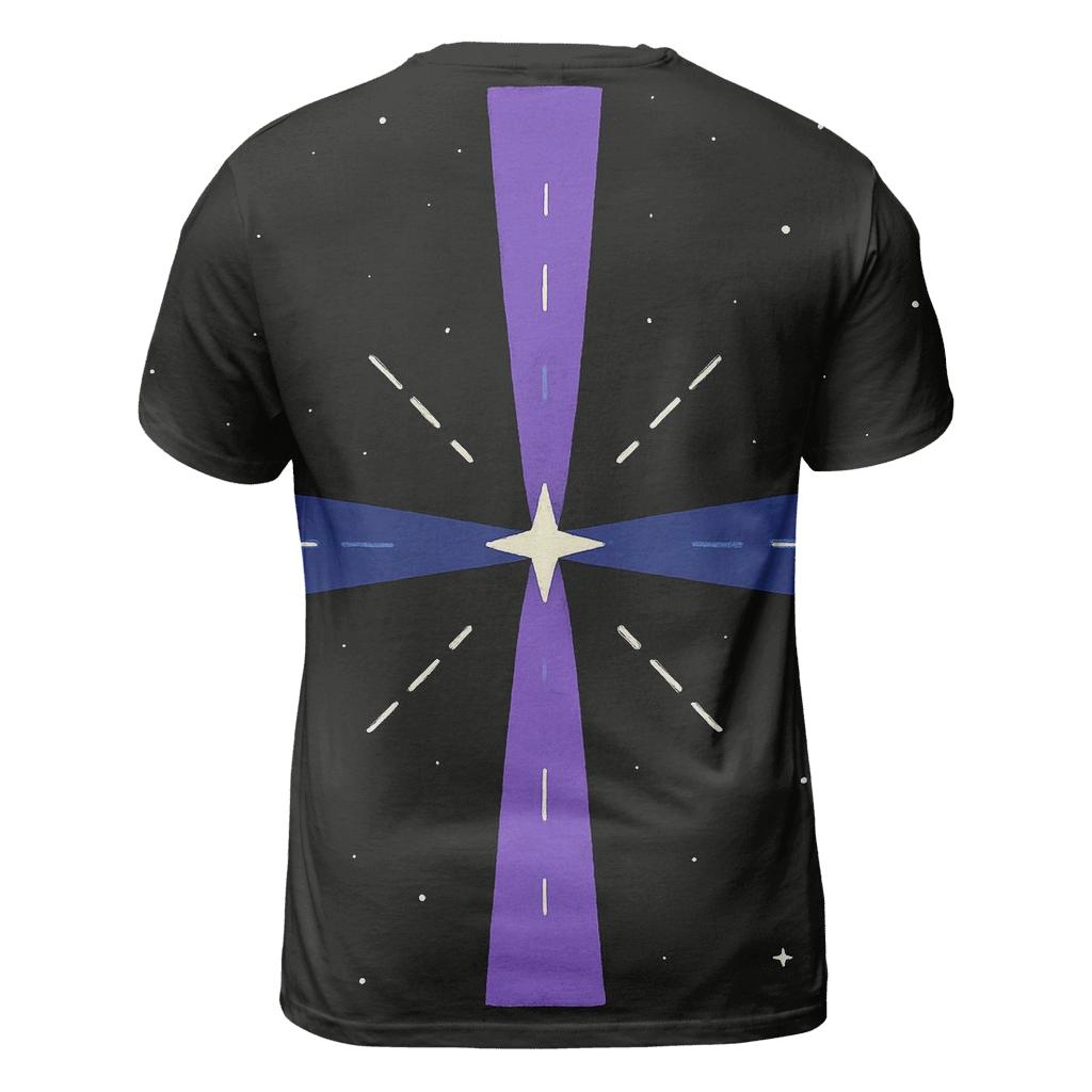 Pulsar Beam Crosshatch designer pattern shirts