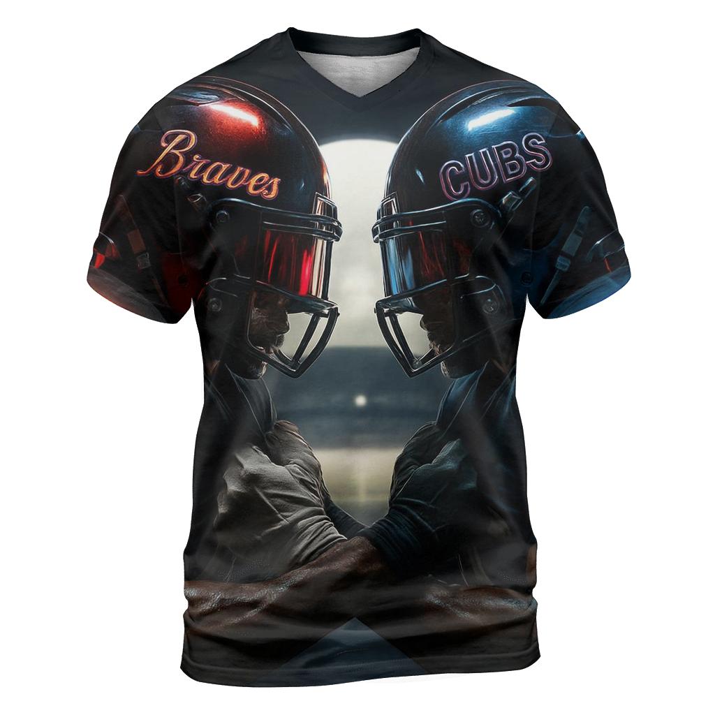 Neon Helmet Reflections Rivalry custom all-over print shirts