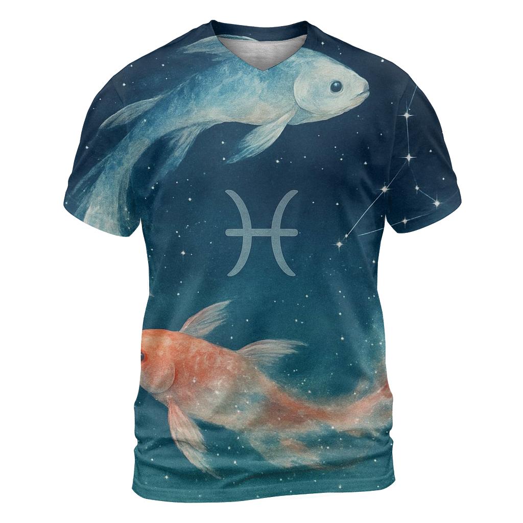 Pisces Dream Current Constellation custom all-over print shirts