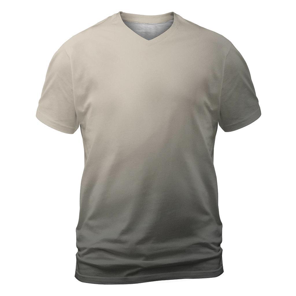 Ivory Shadow Gradient Field creative print fashion shirts