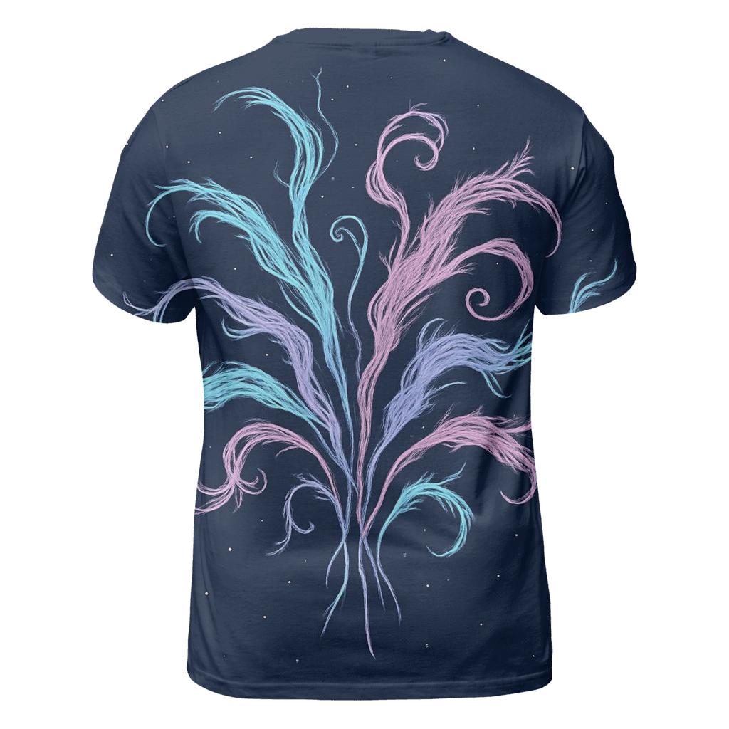 Nebula Filament Bouquet trendy printed shirt styles