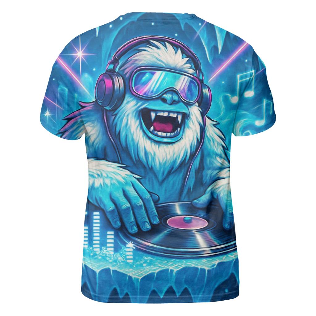 Glacier Disco Yeti custom all-over print shirts