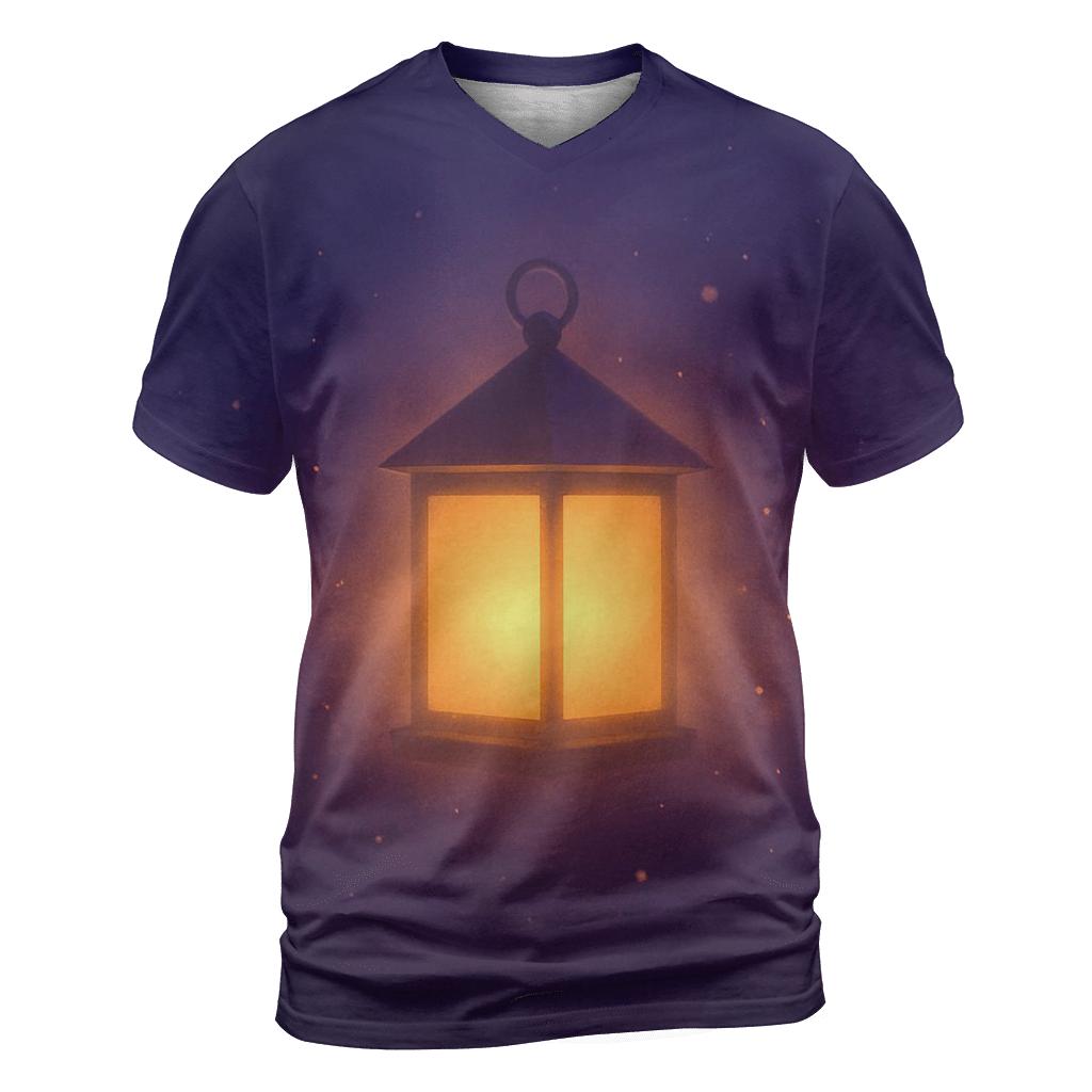 Lantern Glow In The Inner Night designer pattern shirts