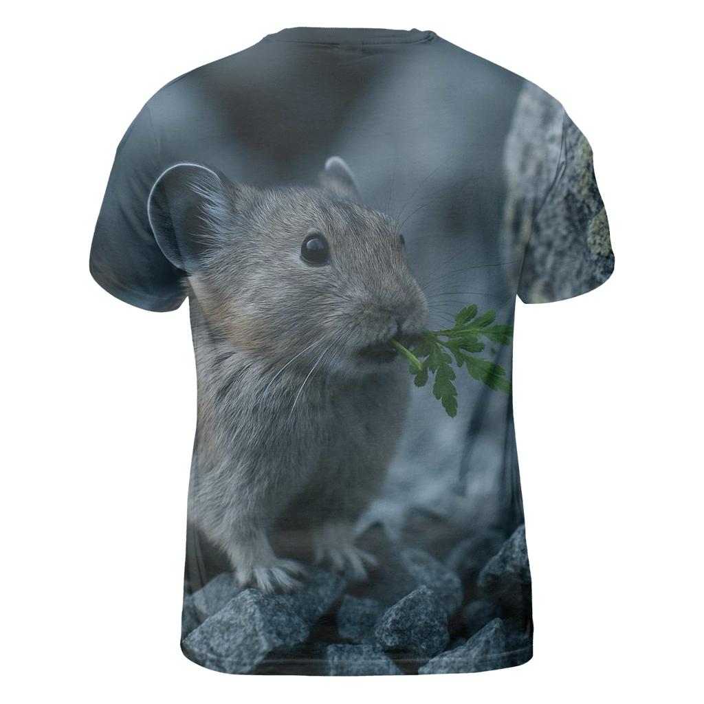 Alpine Sentinel American Pika unique graphic print tees