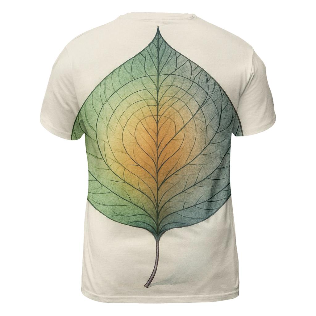 Circle Of Seasons Within One Leaf trendy printed shirt styles