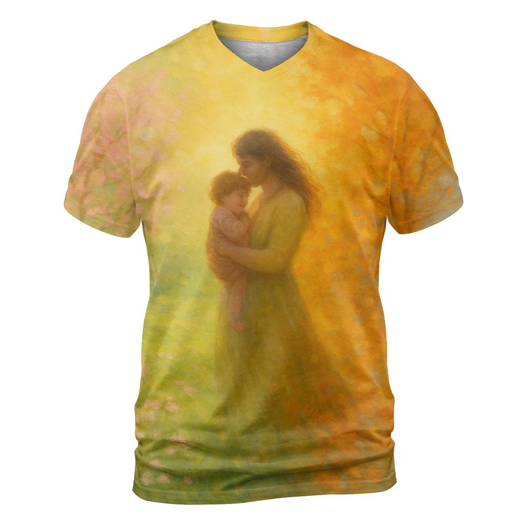 The Seasons She Carried So I Could Bloom vibrant all-over design tees