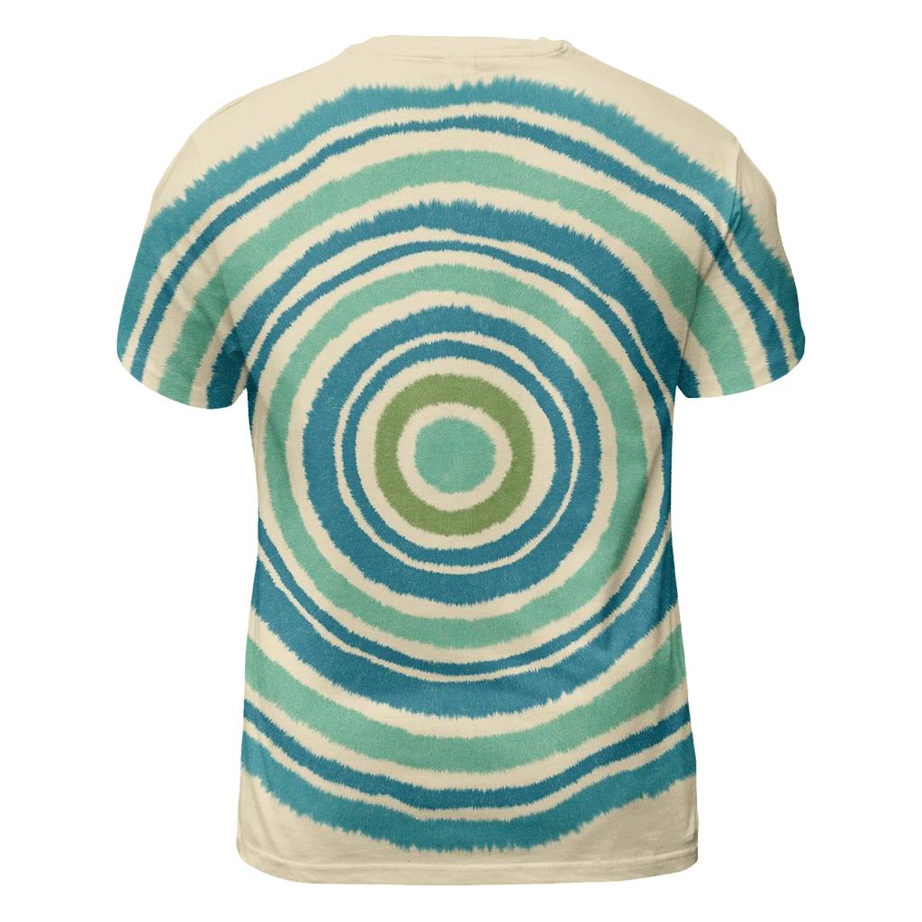 Suminagashi Orbit Rings Flow designer pattern shirts