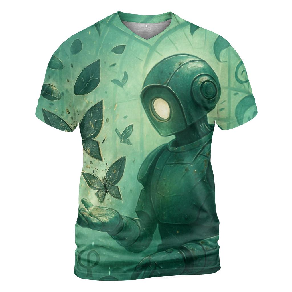 Garden Of Magnetic Butterflies creative print fashion shirts