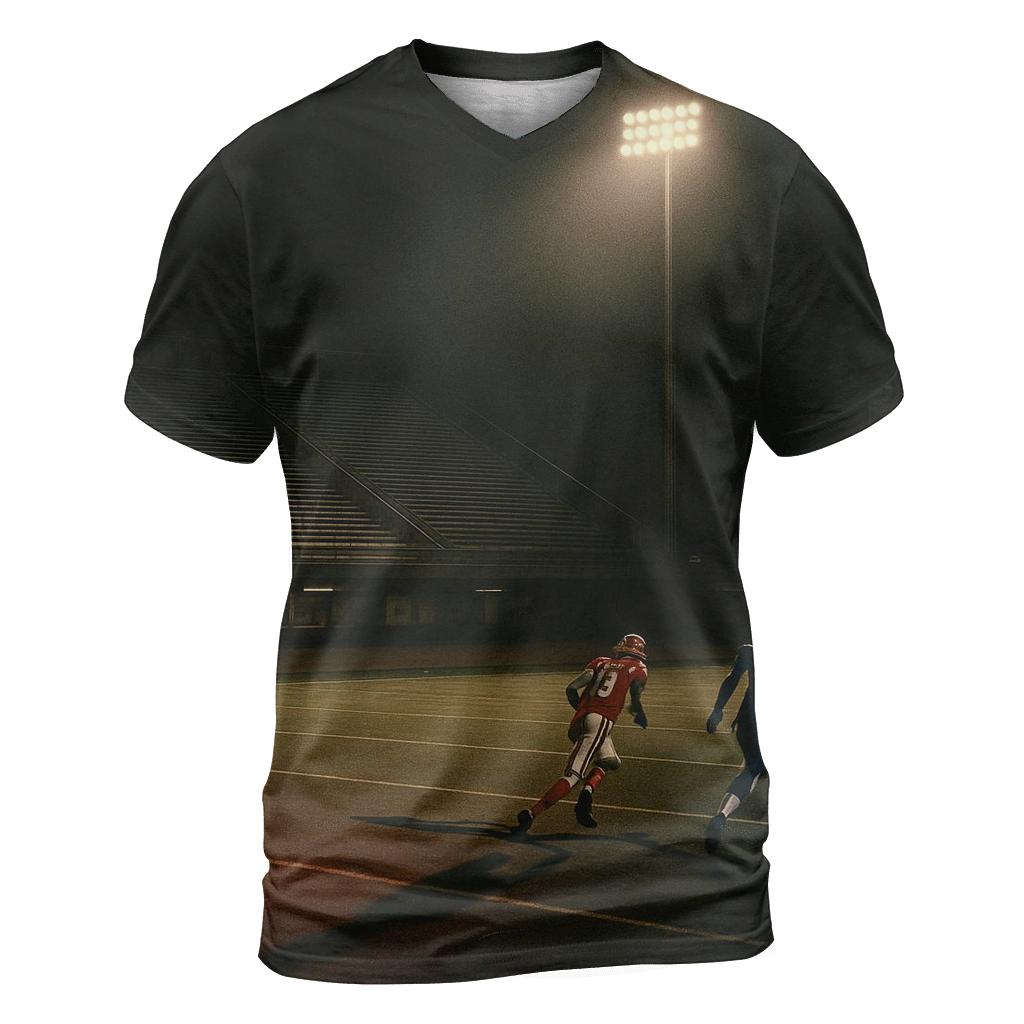 Deserted Night Stadium Rival Shadows designer pattern shirts