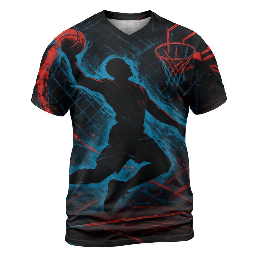 Street Basketball Meteor Dunk designer pattern shirts
