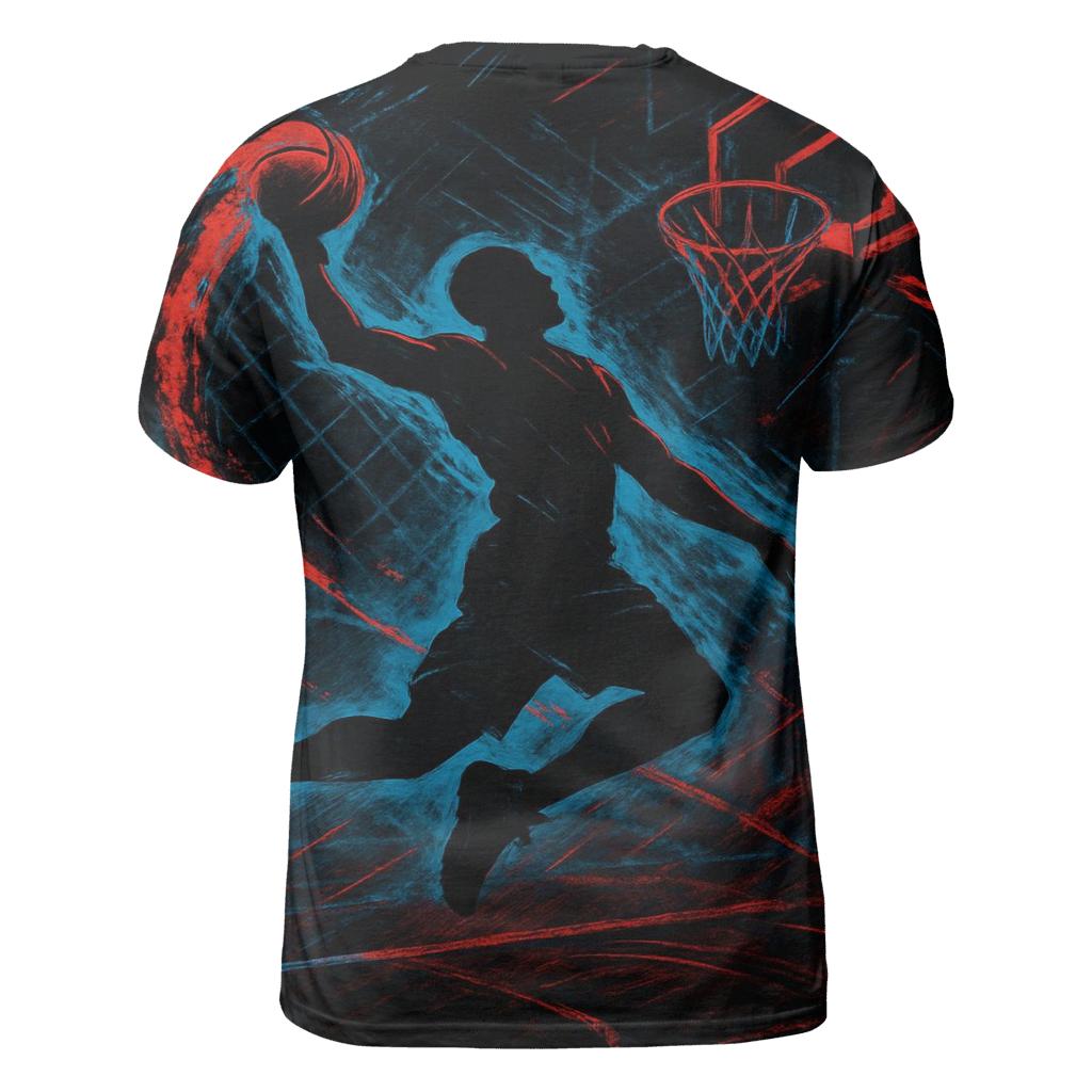 Street Basketball Meteor Dunk designer pattern shirts