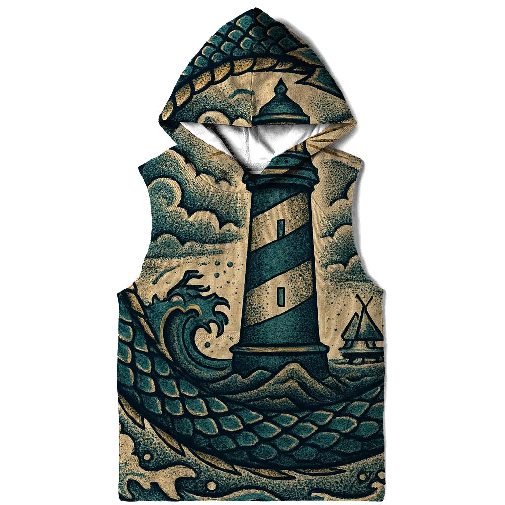 Ouroboros Lighthouse Of Returning Tides printed hoodies