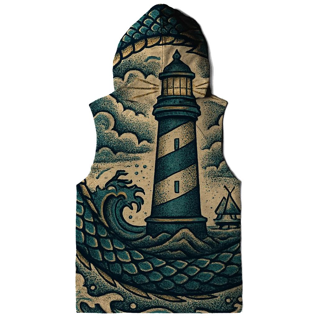 Ouroboros Lighthouse Of Returning Tides printed hoodies