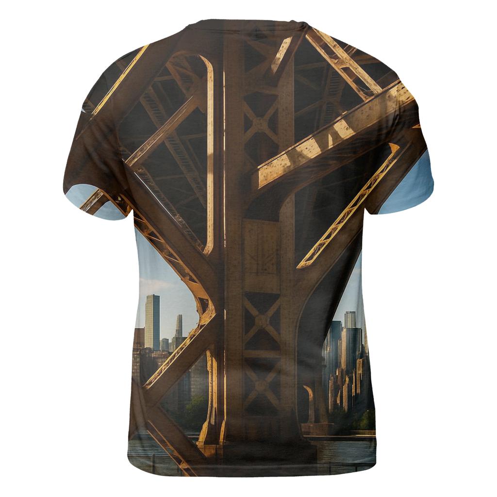 Queensboro Bridge Undercarriage Framing Midtown designer pattern shirts