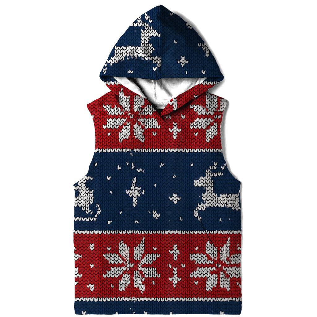 Santa Sleigh Constellation Stripe Design hoodies fashion