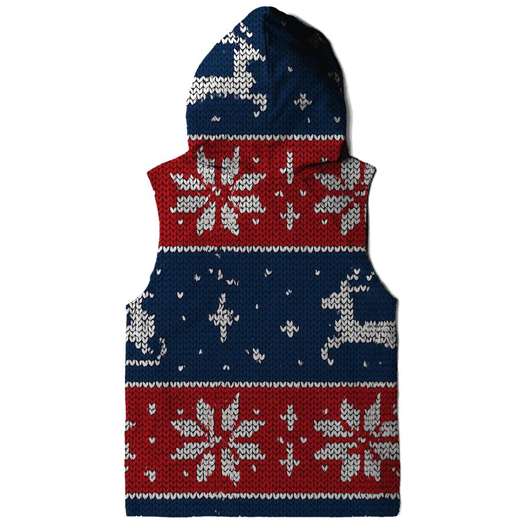 Santa Sleigh Constellation Stripe Design hoodies fashion