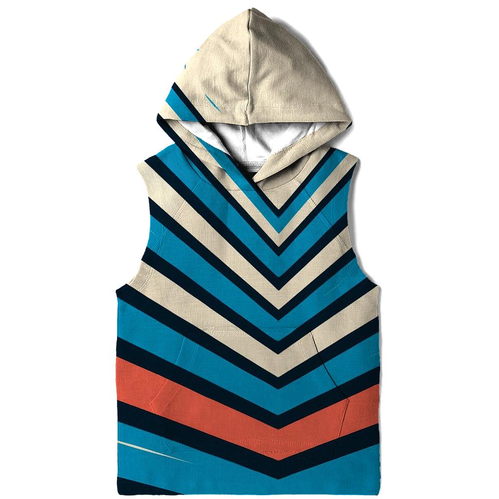 Roller Rink Floor Chevron Glow designer hoodies