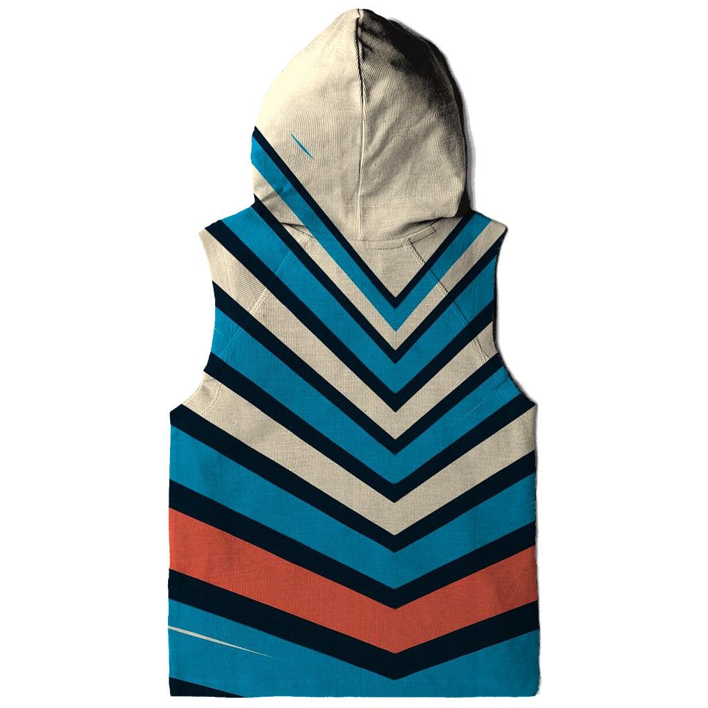 Roller Rink Floor Chevron Glow designer hoodies