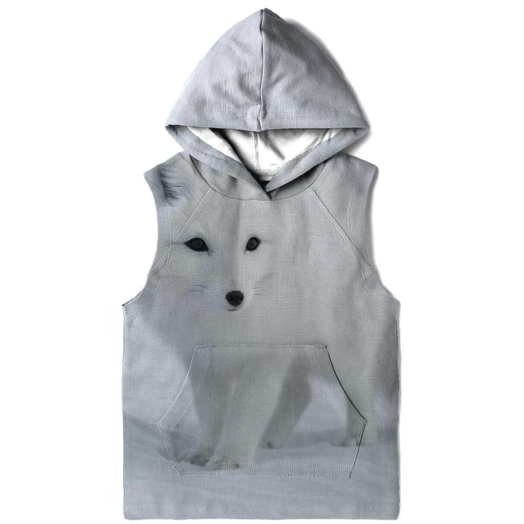 Tundra Stillness Arctic Fox premium hoodies