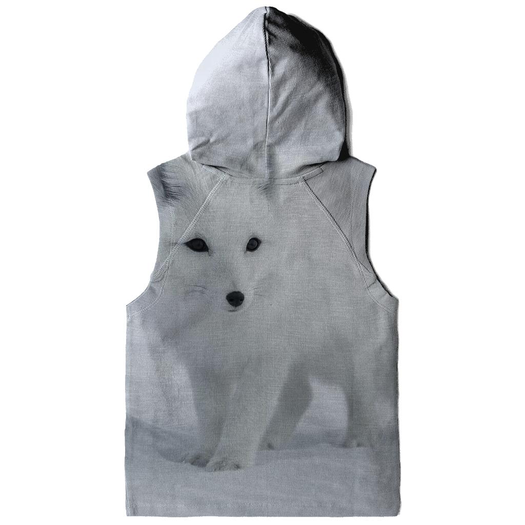 Tundra Stillness Arctic Fox premium hoodies