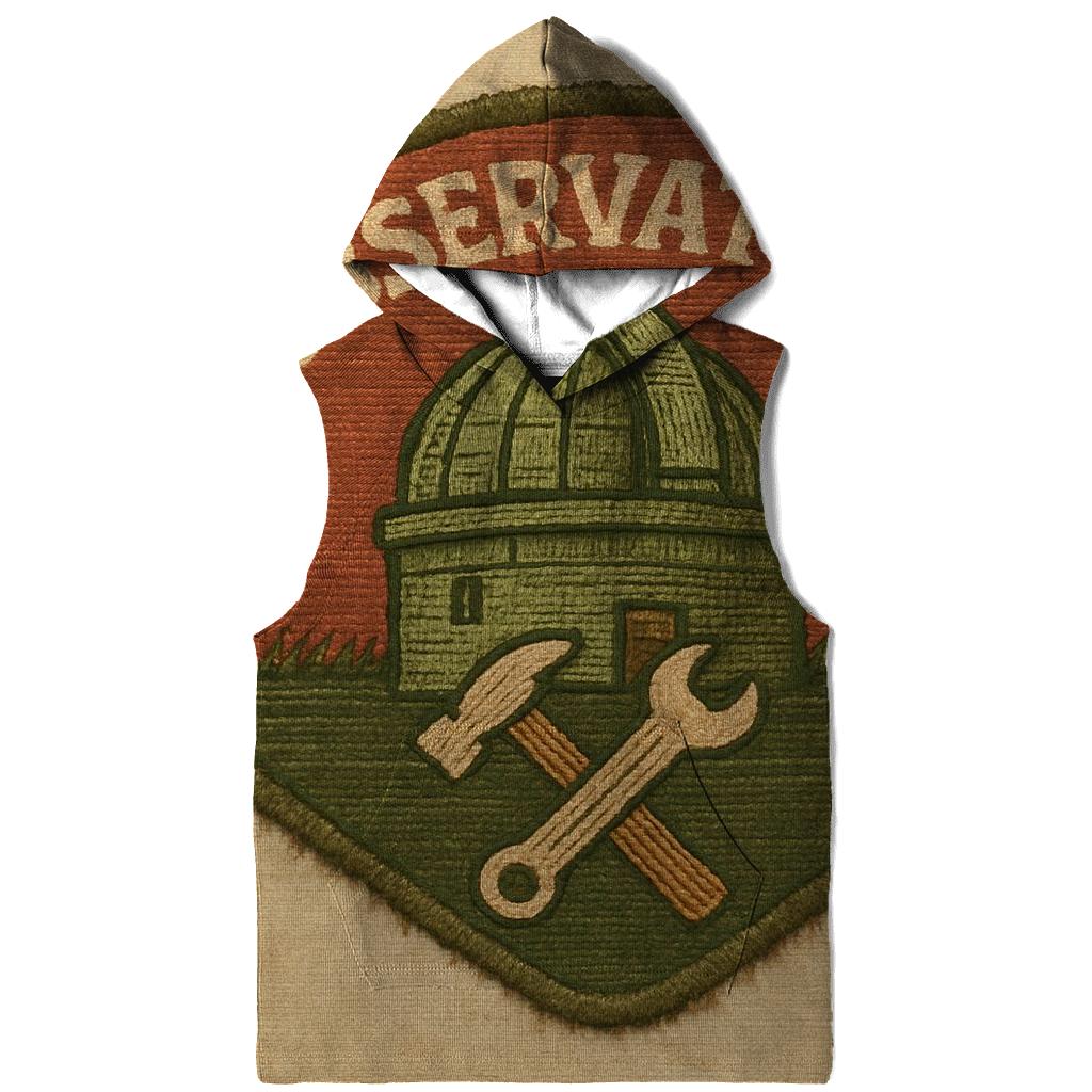 Retro Observatory Workshop Badge hoodie trends