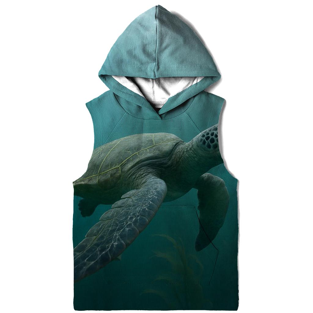 Kelp Forest Glide Green Sea Turtle hoodies fashion