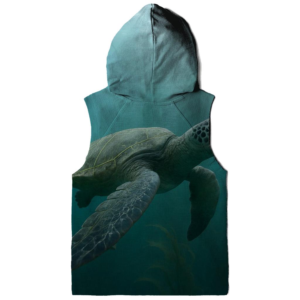 Kelp Forest Glide Green Sea Turtle hoodies fashion
